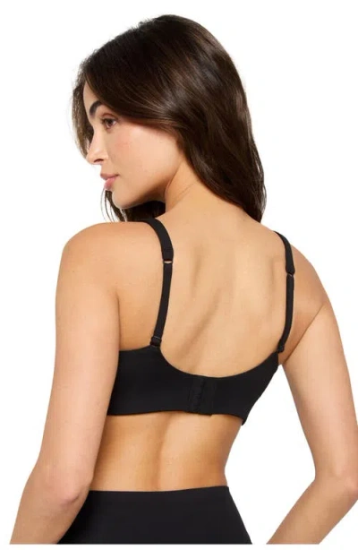 Fabletics Pureluxe Longline Low Impact Bra In Black