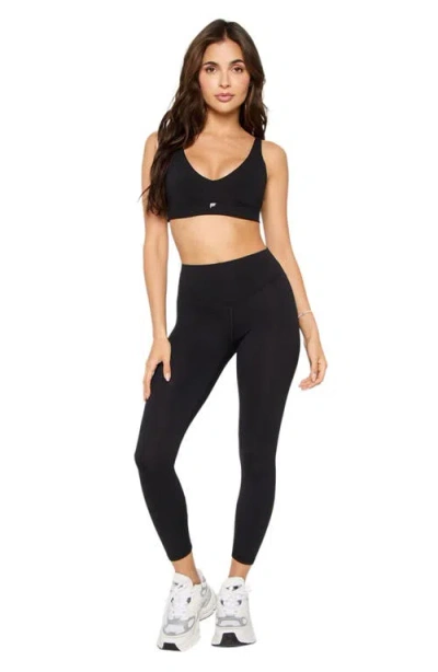Fabletics Pureluxe Longline Low Impact Bra In Black