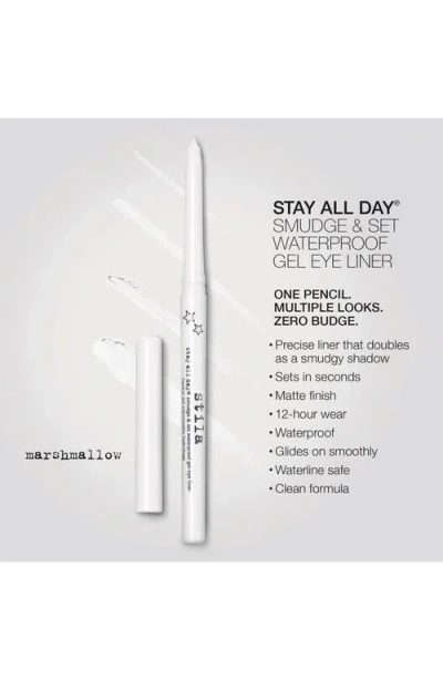 Stila Stay All Day Smudge & Set Waterproof Gel Eye Liner - Marshmallow In White