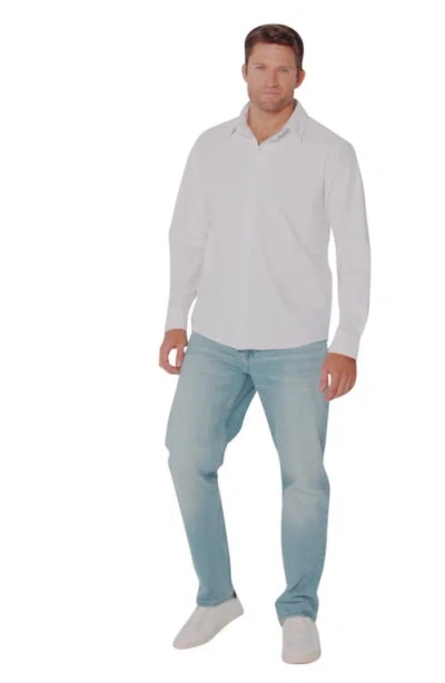 Fabletics The Don Long Sleeve Button Up In Pink