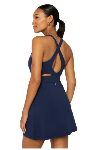 Fabletics Define Performance Dress Classic Mini In Blue