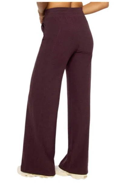 Fabletics Cloud Jersey Wide Leg Pant In Brown