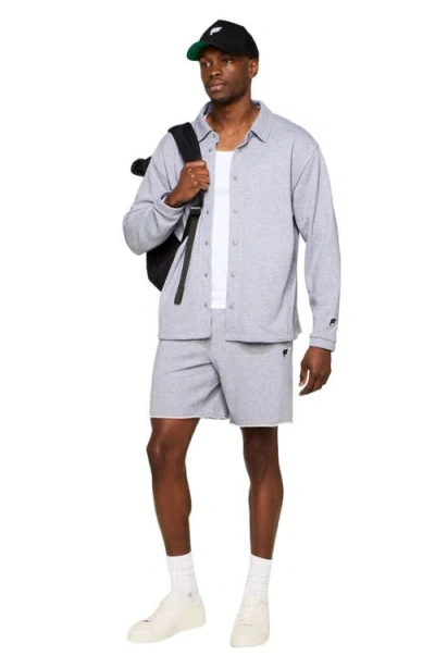 Fabletics The Year Round Terry Sweatshort In Gray