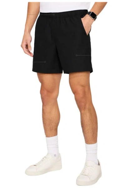 Fabletics The Don Pull-on Short 6" In Black