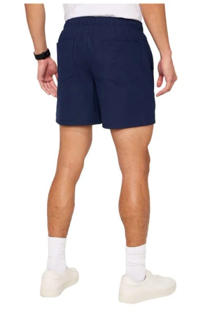 Fabletics The Don Pull-on Short 6" In Blue