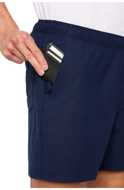 Fabletics The Don Pull-on Short 6" In Blue