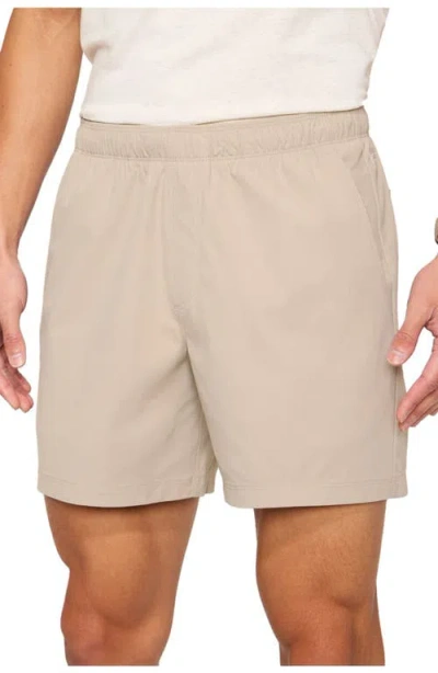 Fabletics The Don Pull-on Short 6" In Neutral