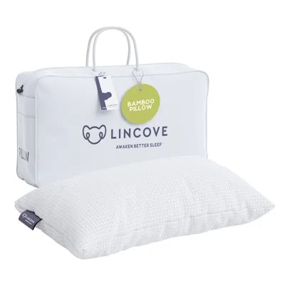 Lincove Rayon From Bamboo Pillow - Hotel Quality, Temperature Regulating, Soft For Stomach Sleepers, Hypoall