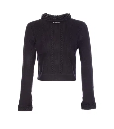 Pinko Black Masquerade Jacket With Pockets In Black