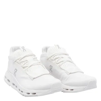 On Running Cloudnova Lace-up Sneakers In White