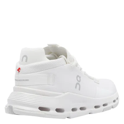 On Running Cloudnova Lace-up Sneakers In White