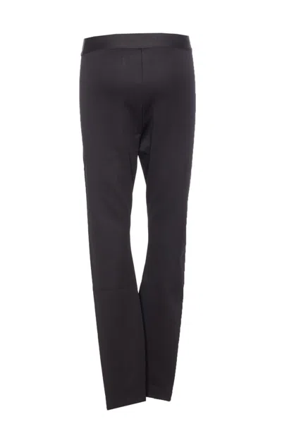 Dolce & Gabbana Elastic Waist Leggings In Black
