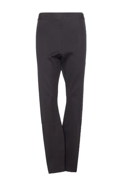 Dolce & Gabbana Elastic Waist Leggings In Black