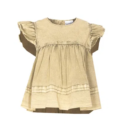 Ganni Top In Gray