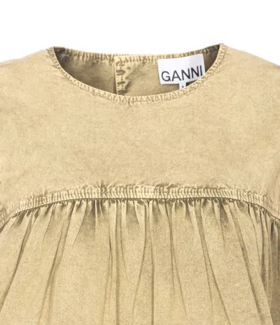 Ganni Top In Gray