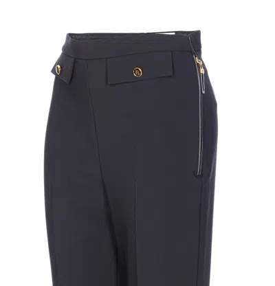 Elisabetta Franchi Trousers In Gold