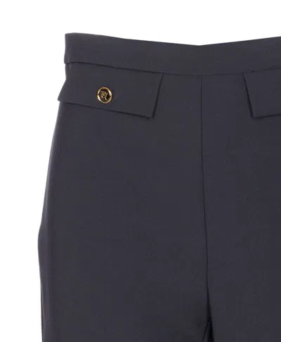 Elisabetta Franchi Trousers In Gold