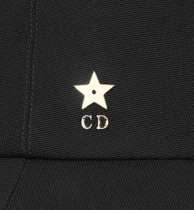 Dior Teddy-d Narrow Brim Bucket Hat In Black