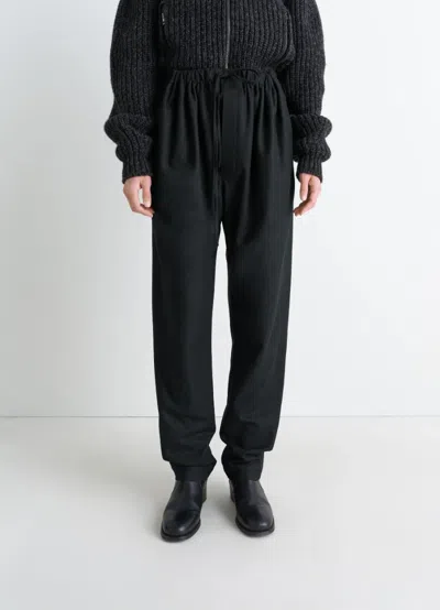 Lemaire Drawstring Parachute Pants In Gray