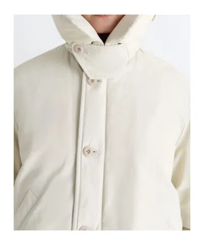 Lemaire Short Puffer Blouson In Burgundy