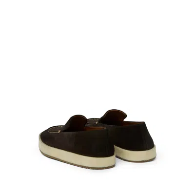 Marsèll Suede Loafers Rubber Sole In Black