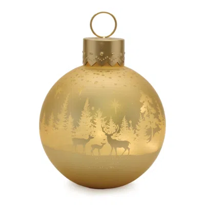 Melrose International Led Deer Forest Ornament Decor 11"h - Gold