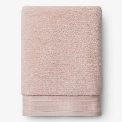 The Company Store Plush Spa Solid Bath Sheet In Pink
