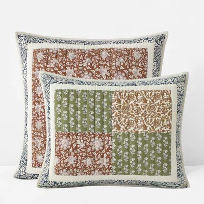 The Company Store Deepti Patchwork Quilted Sham In Multi