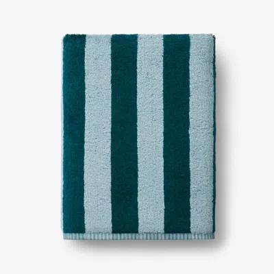 The Company Store Reversible Stripe Turkish Cotton Bath Towel