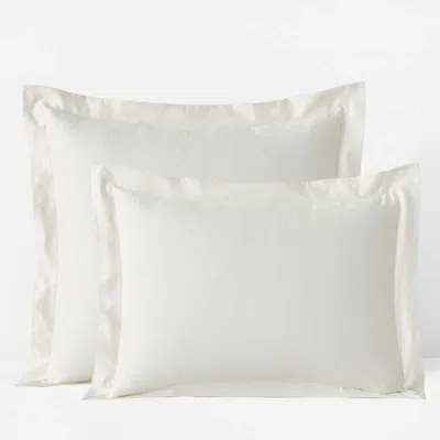 The Company Store Egyptian Cotton Premium Smooth Sateen Sham In White