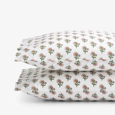 The Company Store Suhana Garment Washed Cotton Percale Pillowcase Set