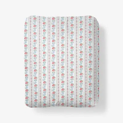 The Company Store Delphine Classic Cool Cotton Percale Fitted Bed Sheet In Multi