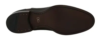 Dolce & Gabbana Brown Leather Laceups Dress Mens Men's Shoes In Brown