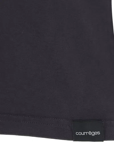 Courrèges T-shirts And Polos In Black