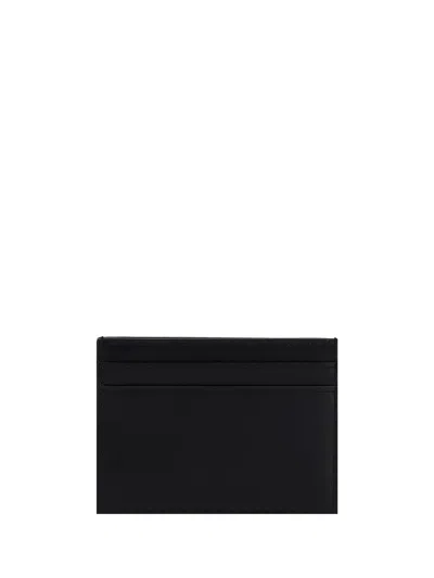 Saint Laurent Men Tiny Cassandre Cards Holder In Black