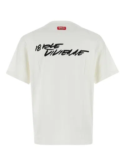 Kenzo X Futura 2000 Cotton T-shirt In White