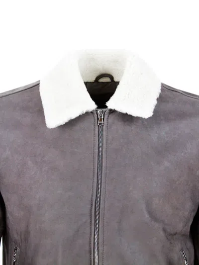Barba Napoli Barba Jackets In Gray