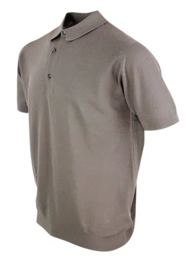 John Smedley T-shirts And Polos In Brown