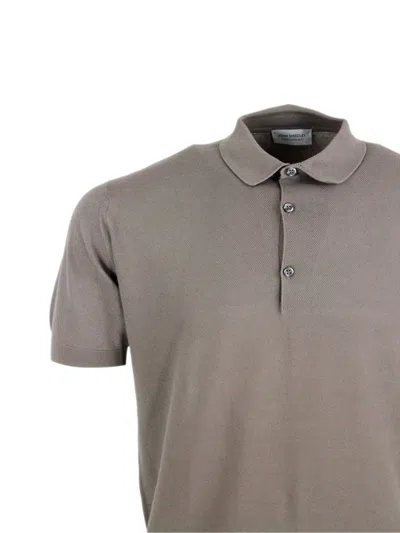 John Smedley T-shirts And Polos In Brown
