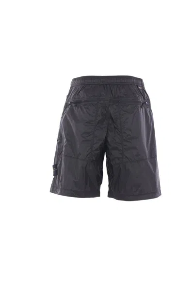 Stone Island Shorts In Blue