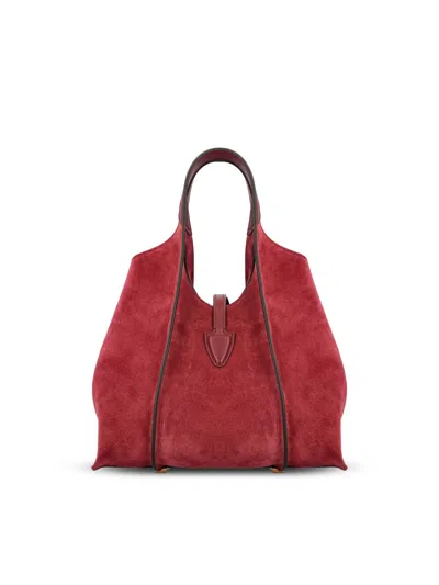Tod's T Timeless Shoulder Bag In Red