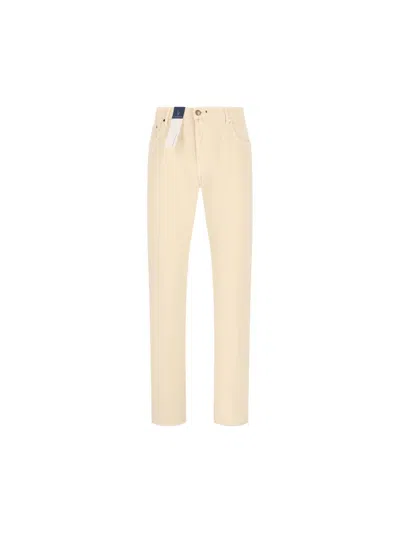 Handpicked Pants In Neutral