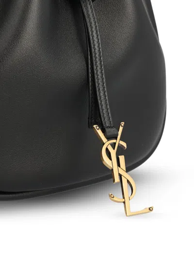 Saint Laurent Supple Bucket Bag In Black
