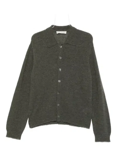 Our Legacy Ribbed Long Sleeve Sweater In Green