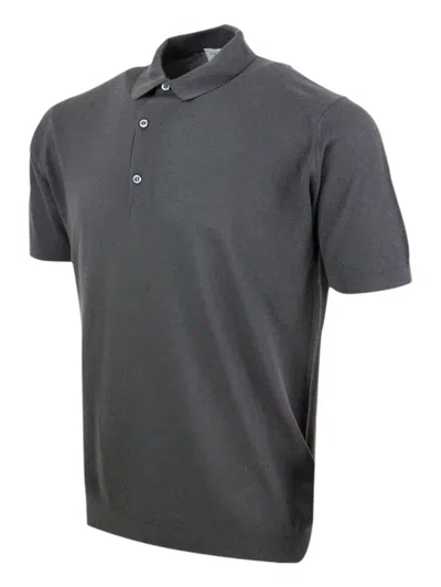 John Smedley T-shirt In Gray