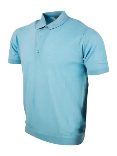 John Smedley T-shirt In Blue
