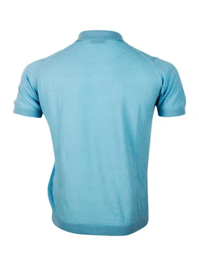 John Smedley T-shirt In Blue