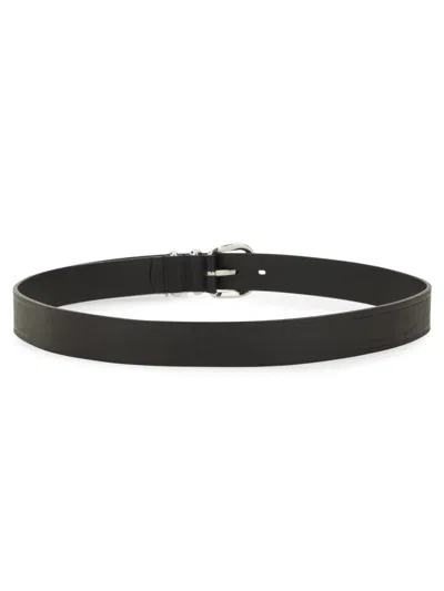 Sunflower Leather Belt In Black