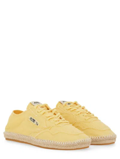 Autry Espadrillas Low Wom Can Can Pastyell In Yellow
