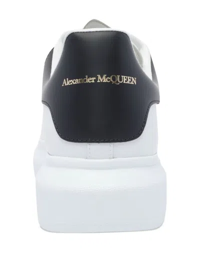 Alexander Mcqueen Oversized Leather Sneakers In White